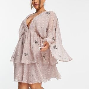 ASOS Curve Plunge Dress